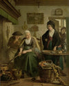 Woman Baking Pancakes (c. 1790 - c. 1810)