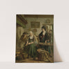 Woman Baking Pancakes (c. 1790 - c. 1810) by Adriaan de Lelie