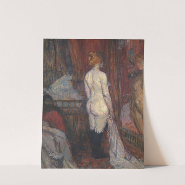 Woman before a Mirror by Henri de Toulouse-Lautrec