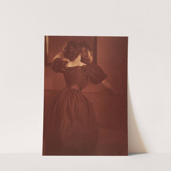 Woman before a Mirror by Heinrich Kühn