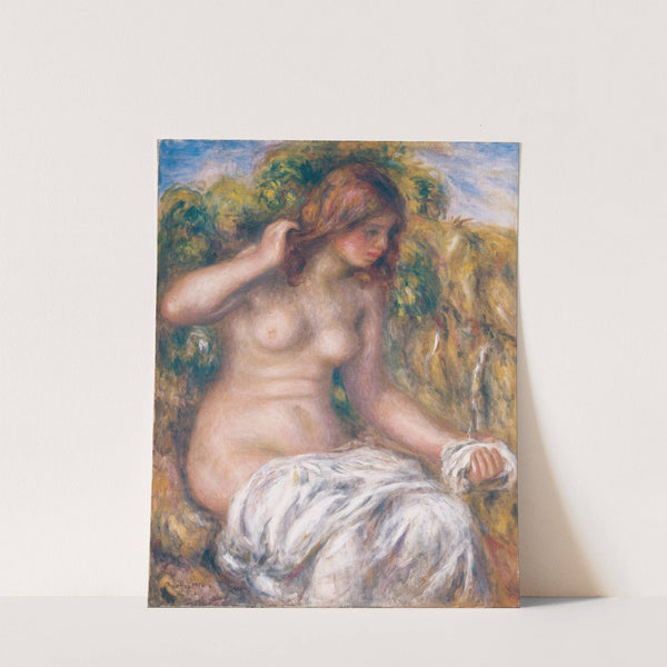 Woman by Spring by Pierre-Auguste Renoir