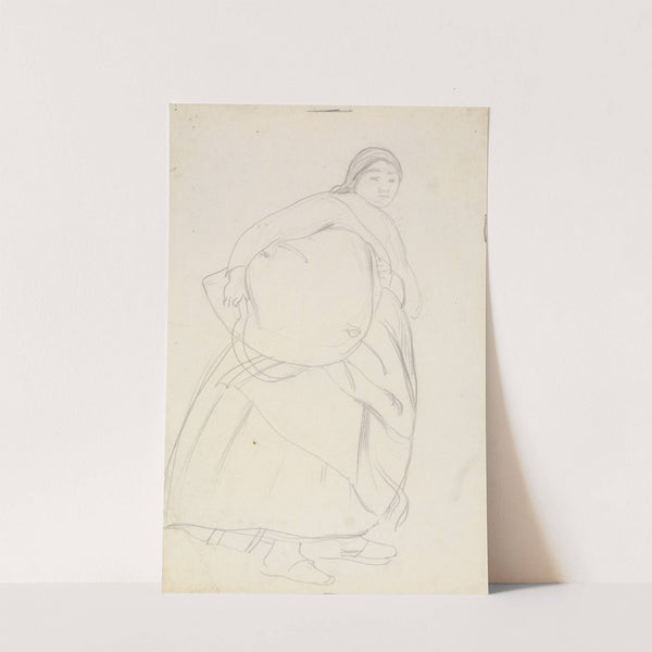 Woman Carrying a Sack of Cut Grass by James Havard Thomas