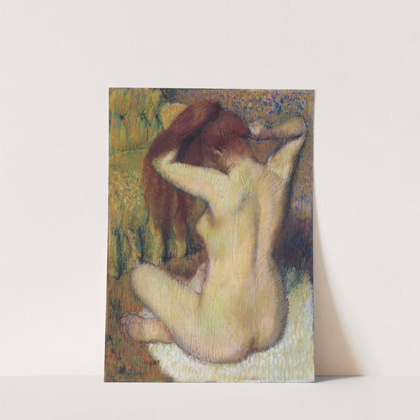 Woman Combing Her Hair (ca. 1888–90) by Edgar Degas