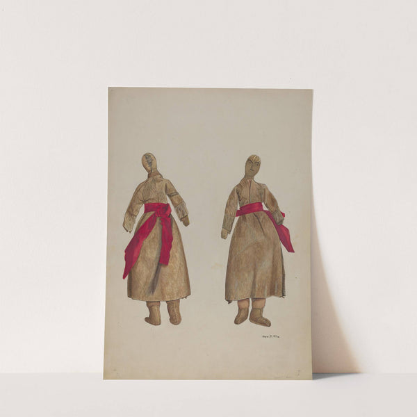 Woman Doll in Buckskin (c. 1938) by George File