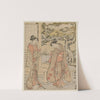 Woman Dropping a Lantern by a Porch by Torii Kiyonaga