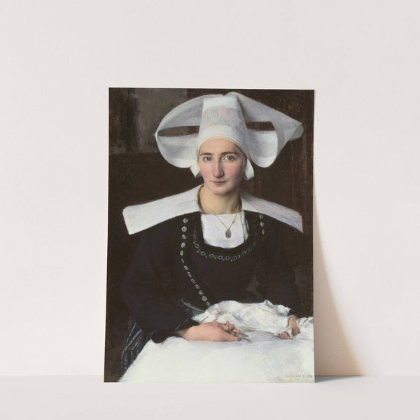 Woman from Brittany (1886) by Pascal-Adolphe-Jean Dagnan-Bouveret