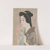 Woman Holding a Towel (1921) by Hashiguchi Goyō