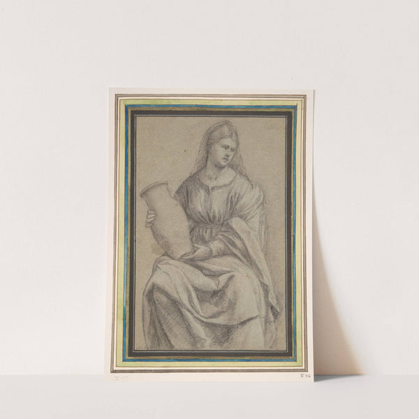 Woman holding a Vase (ca. 1530) by Bernardino Licinio