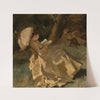 Woman Holding An Umbrella (19th Century) by French School