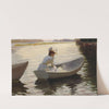 Woman in a boat (1886) by Albert Edelfelt