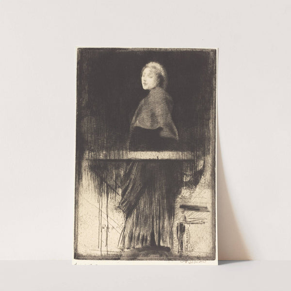 Woman in a Cape (La femme à la pèlerine) (1889) by Albert Besnard