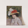 Woman in a Flowered Hat by Pierre-Auguste Renoir