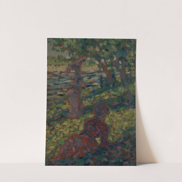 Woman in a Park by Georges Seurat