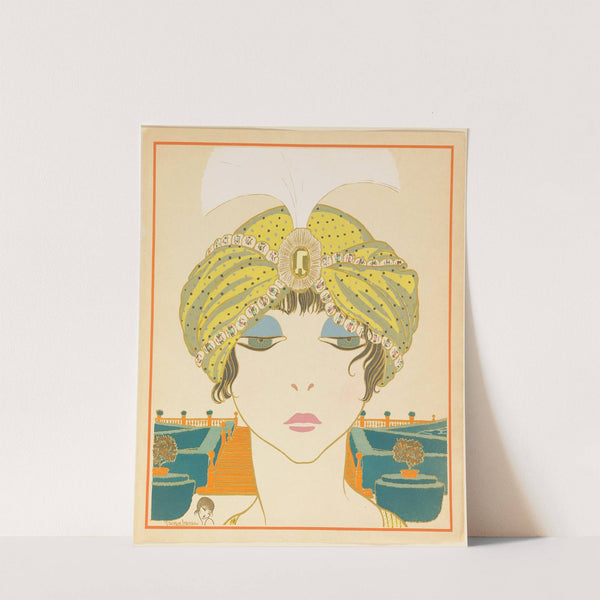 Woman in a Turban by Georges Lepape