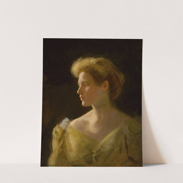 Woman in a Yellow Dress by Arthur Merton Hazard