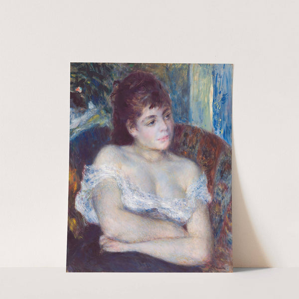 Woman in an Armchair by Pierre-Auguste Renoir