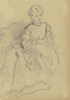 Woman in armchair