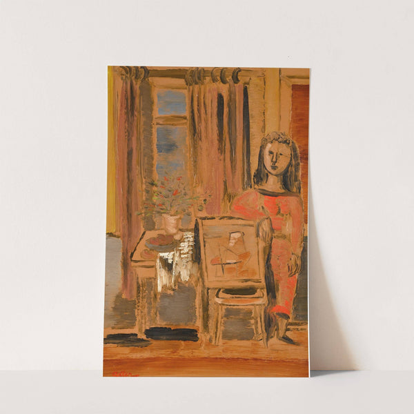 Woman in Atelier by Jankel Adler