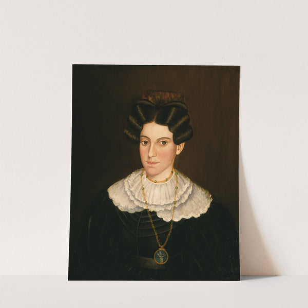 Woman in Black Dress by M. W. Hopkins