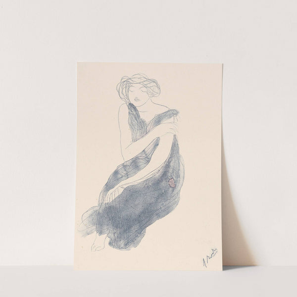 Woman in blue dress (1902) by Auguste Rodin