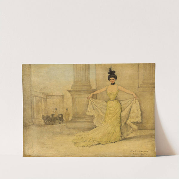 Woman In Evening Dress by Jan van Beers