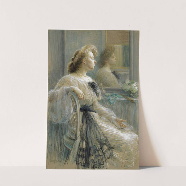 Woman in front of a Mirror (Annette Österlind) by Louise Catherine Breslau