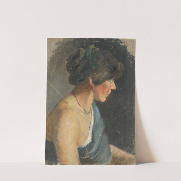Woman in Green (1890–1900) by Aurel Ballo