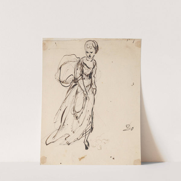 Woman in Long Dress by Sir Joshua Reynolds