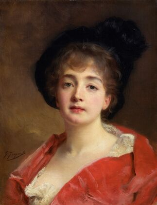 Woman In Red