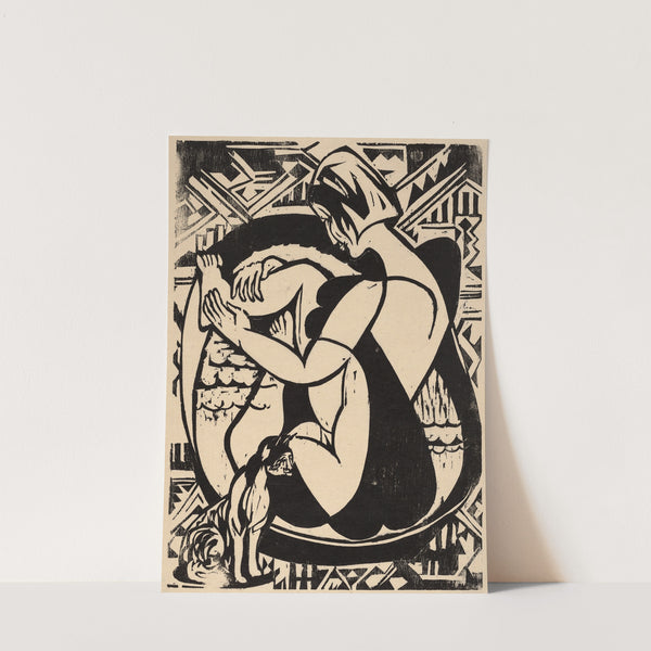Woman in the Bathtub (1936) by Ernst Ludwig Kirchner