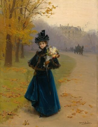 Woman In The Bois De Boulogne