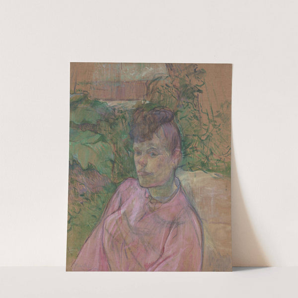 Woman in the Garden of Monsieur Forest by Henri de Toulouse-Lautrec