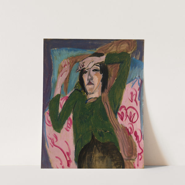 Woman in the Green Blouse (c.1912–13) by Ernst Ludwig Kirchner