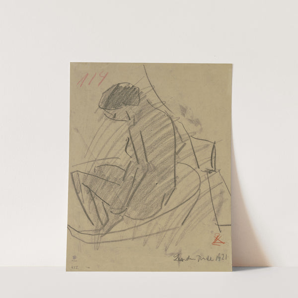 Woman in the tub (1910) by Ernst Ludwig Kirchner