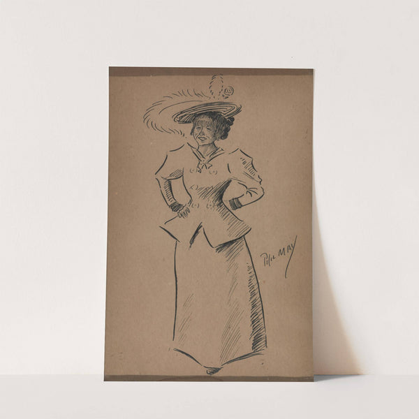 Woman in Turn-of-the-Century Dress by Philip William May