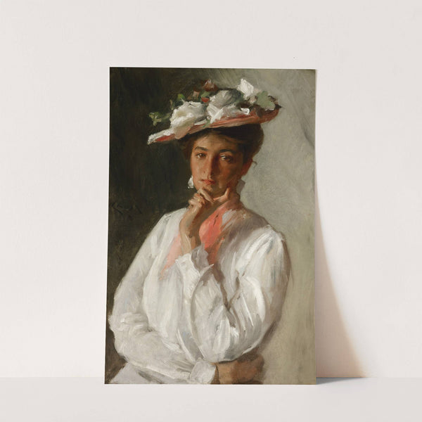 Woman in White by William Merritt Chase