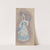 Woman in white and light blue dress by Will R. Barnes