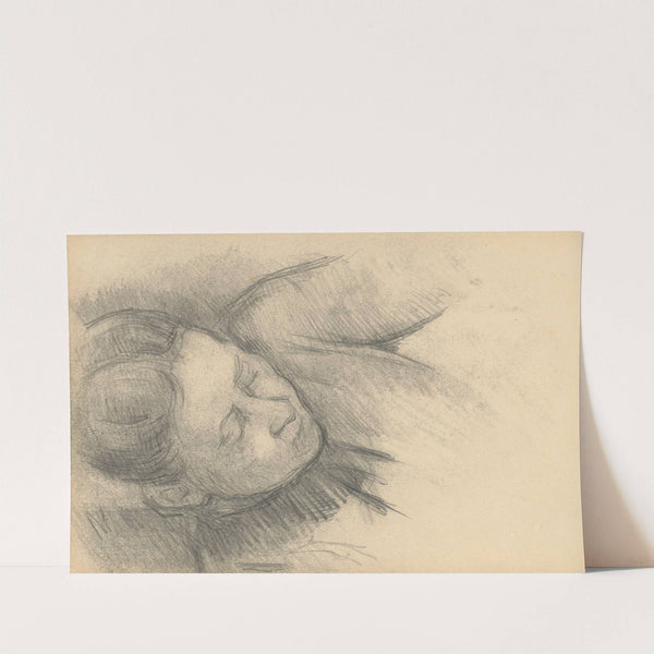 Woman Leaning Forward (1890-1894) by Paul Cézanne