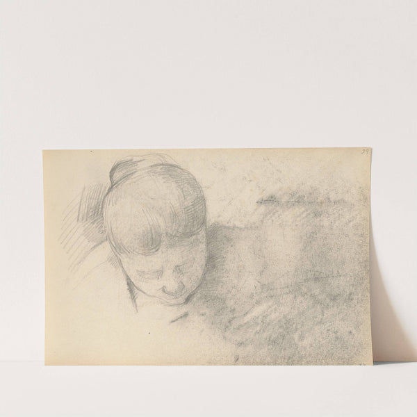 Woman Leaning Forward II (1890-1894) by Paul Cézanne