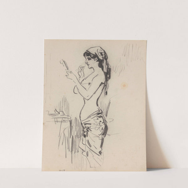 Woman Making Toilet by James Ensor