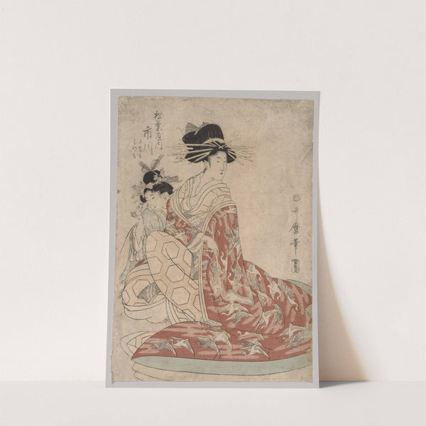 Woman of the Yoshiwara with Girl (1753-1806) by Kitagawa Utamaro