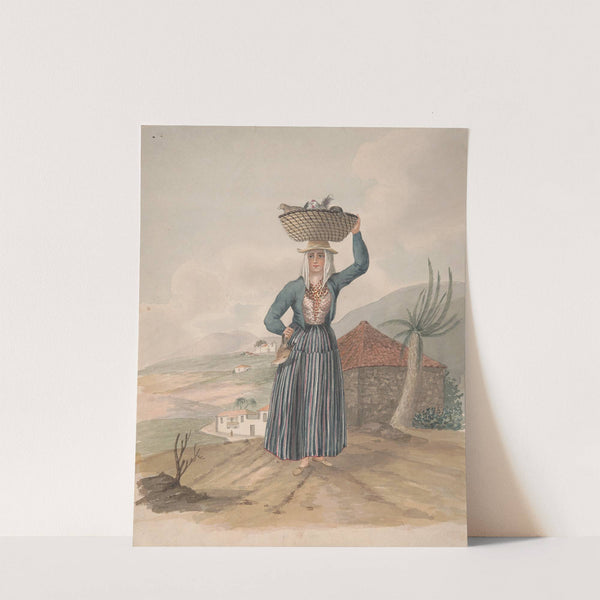 Woman of Victoria, Tenerife (1828) by Alfred Diston
