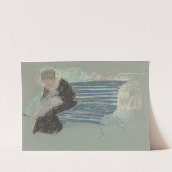 Woman on a Bench (circa 1881) by Mary Cassatt