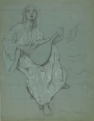 Woman Playing the Lute (1908)