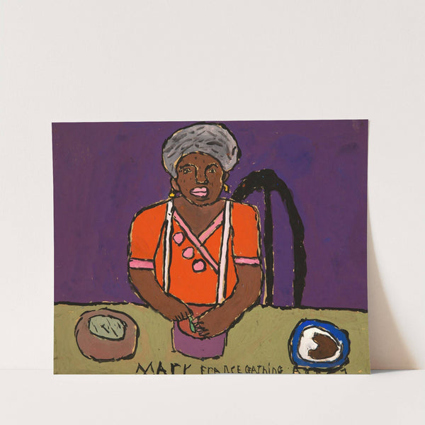 Woman Preparing Supper (1938) by Mary Frances Gathings