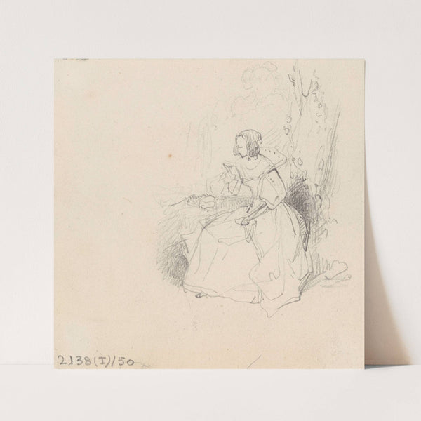 Woman Reading by Nicaise De Keyser