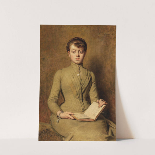 Woman Reading by Anton Katzer
