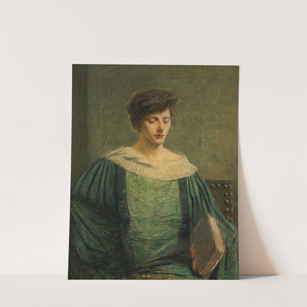 Woman Reading by Julian Alden Weir