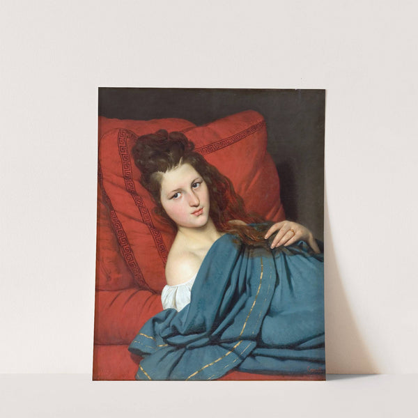 Woman Reclining on a Divan by Joseph-Désiré Court