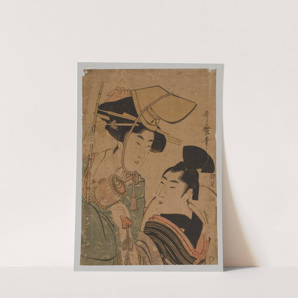 Woman Representing Good Fortune (1753-1806) by Kitagawa Utamaro